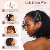 imageKitsch Hair Clips for Women ampamp Bobby Pins  Gold Metal Snap Hair Barrettes for Women  Stylish No Slip PainFree  Ideal for Everyday Hairstyles  Sedona 8pc Set