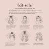 imageKitsch Holiday Hair Hero XL Satin Heatless Styling ampamp Flat Lay Claw  Heatless Curls ampamp Waves Extra Large Curling Rods Satin Scrunchies ampamp Claw Clip for Hair Protection Gifts for Women 4pc set AuraChampagne