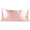 imageKitsch Holiday Satin Pillowcase with Zipper for Hair and Skin Softer Than Silk Pillow Cases 2 Pack Cooling Pillow Covers Machine Washable WrinkleFree Satin Queen Size Set of 2 19quotx26quot BlushBlush