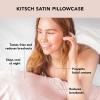 imageKitsch Holiday Satin Pillowcase with Zipper for Hair and Skin Softer Than Silk Pillow Cases 2 Pack Cooling Pillow Covers Machine Washable WrinkleFree Satin Queen Size Set of 2 19quotx26quot BlushBlush