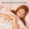 imageKitsch Holiday Satin Pillowcase with Zipper for Hair and Skin Softer Than Silk Pillow Cases 2 Pack Cooling Pillow Covers Machine Washable WrinkleFree Satin Queen Size Set of 2 19quotx26quot BlushCherry Print