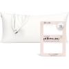 imageKitsch Holiday Satin Pillowcase with Zipper for Hair and Skin Softer Than Silk Pillow Cases 2 Pack Cooling Pillow Covers Machine Washable WrinkleFree Satin Queen Size Set of 2 19quotx26quot BlushIvory