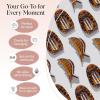 imageKitsch Medium Flat Claw Clips for Women  Stylish Flat Hair Clips Strong Hold for Thick ampamp Fine Hair  NonSlip for Secure Comfortable AllDay Wear  Ideal Gifts for Women  CherryMTortoise