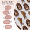 imageKitsch Medium Flat Claw Clips for Women  Stylish Flat Hair Clips Strong Hold for Thick ampamp Fine Hair  NonSlip for Secure Comfortable AllDay Wear  Ideal Gifts for Women  CherrySTortoise
