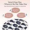 imageKitsch Medium Flat Claw Clips for Women  Stylish Flat Hair Clips for Women Strong Hold for Thick ampamp Fine Hair  NonSlip for Secure Comfortable AllDay Wear  BlackBlue Orchid