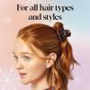 imageKitsch Medium Hair Clips for Women  Strong Hold Claw Clips for Thick or Thin Hair  Recycled Plastic NonSlip Durable  Cherry Print  Ideal Gifts for Women  1pcTort