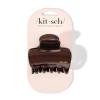 imageKitsch Medium Hair Clips for Women  Strong Hold Claw Clips for Thick or Thin Hair  Recycled Plastic NonSlip Durable  Cherry Print  Ideal Gifts for Women  1pcChocolate