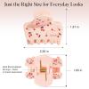 imageKitsch Medium Hair Clips for Women  Strong Hold Claw Clips for Thick or Thin Hair  Recycled Plastic NonSlip Durable  Cherry Print  Ideal Gifts for Women  1pcCherry Print
