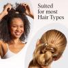 imageKitsch Medium Hair Cuffs for Braids ampamp Ponytails  Sleek Hair Ties No Damage for Women  Recycled Plastic ampamp Nylon Elastics  Stylish ampamp Durable  Black ampamp Tort 2pcsLGold