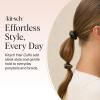 imageKitsch Medium Hair Cuffs for Braids ampamp Ponytails  Sleek Hair Ties No Damage for Women  Recycled Plastic ampamp Nylon Elastics  Stylish ampamp Durable  Black ampamp Tort 2pcsBlack  Tort