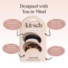 imageKitsch Medium Hair Cuffs for Braids ampamp Ponytails  Sleek Hair Ties No Damage for Women  Recycled Plastic ampamp Nylon Elastics  Stylish ampamp Durable  Black ampamp Tort 2pcsBlack  Tort