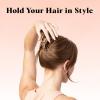 imageKitsch Metal Hair Clips for Women  Durable ampamp Elegant Metal Claw Clips Perfect for Everyday Use ampamp Special Occasions  Ideal Gifts for Women  Gold 1 PcGold  Hematite 4 Pieces  Assorted