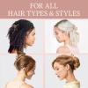 imageKitsch Metal Hair Clips for Women  Durable ampamp Elegant Metal Claw Clips Perfect for Everyday Use ampamp Special Occasions  Ideal Gifts for Women  Gold 1 PcGold
