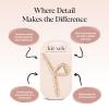 imageKitsch Metal Hair Clips for Women  Durable ampamp Elegant Rope Design Metal Claw Clips Perfect for Everyday Use ampamp Special Occasions  Gold  Ideal Gifts for Women 1 PcGold Rhinestone