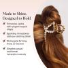 imageKitsch Metal Hair Clips for Women  Durable ampamp Elegant Rope Design Metal Claw Clips Perfect for Everyday Use ampamp Special Occasions  Gold  Ideal Gifts for Women 1 PcGold Rhinestone