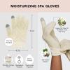 imageKitsch Moisturizing Gloves Overnight for Dry Hands Treatment for Women ampamp Men  Soft Hydrating ampamp Infused Gel Spa Gloves for Kids One Size Fits Most Washable ampamp Reusable Pair