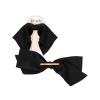imageKitsch Oversized Hair Bows for Women  Recycled Polyester Material  Stylish and Elegant  Cute Hair Bow Clips  Black 1pcBlack