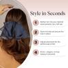 imageKitsch Oversized Hair Bows for Women  Recycled Polyester Material  Stylish and Elegant  Cute Hair Bow Clips  Black 1pcBlue Orchid