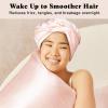 imageKitsch Satin Head Scarf  MultiWay Scarf  Stylish Bandana for Women Satin Bonnet for Sleeping ampamp Hair Wrapping at Night  Blush