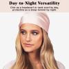 imageKitsch Satin Head Scarf  MultiWay Scarf  Stylish Bandana for Women Satin Bonnet for Sleeping ampamp Hair Wrapping at Night  Blush