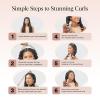 imageKitsch Satin Heatless Curling Set  Heatless Curls Overnight with 34quot Hair Curler ampamp 2 Satin Scrunchies  Comfortable Hair Curlers to Sleep In for FrizzFree No Heat Damage Styling  Sunset Tie Dye03 Aura