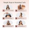imageKitsch Satin Heatless Curling Set  Heatless Curls Overnight with 34quot Hair Curler ampamp 2 Satin Scrunchies  Comfortable Hair Curlers to Sleep In for FrizzFree No Heat Damage Styling  Sunset Tie Dye02 Charcoal