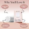imageKitsch Shower Head Filter for Hard Water  Shower Filter with KDF55 ampamp Calcium Sulfite Helps Reduce Chlorine ampamp Impurities Water Softener  Bathroom Accessories for Healthier Hair ampamp Skin  BlackWhite