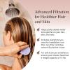 imageKitsch Shower Head Filter for Hard Water  Shower Filter with KDF55 ampamp Calcium Sulfite Helps Reduce Chlorine ampamp Impurities Water Softener  Bathroom Accessories for Healthier Hair ampamp Skin  BlackChrome