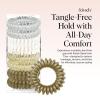 imageKitsch Spiral Hair Ties for Women  Creaseless and Dentfree Black Hair Ties No Damage Phone Cord Coils  Made of Flexible and Durable Plastic  Ideal for Daily Use  8pcsWhite