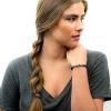imageKitsch Spiral Hair Ties for Women  Creaseless and Dentfree Black Hair Ties No Damage Phone Cord Coils  Made of Flexible and Durable Plastic  Ideal for Daily Use  8pcsBrunette