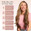 imageKitsch Thermal Brush Heated Round Brush  Barrel Hair Brush ampamp Hair Styling Tool for Smooth Blowouts Volume ampamp Shine Quick HeatUp  FrizzReducing Ceramic Tourmaline Styling for All Hair Types