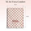 imageKitsch XL Microfiber Hair Towel Wrap for Women  Ultra Absorbent Microfiber Towel for Wet Curly Long or Short Hair  Quick Dry AntiFrizz Hair Wrap  Cherry Print 40x24 inchesTerracotta Checkered