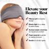 imageKitsch ampamp Disney Satin Sleep Mask  Eye Mask for Sleep Softer Than Silk Satin Sleeping Mask Blindfold and Sleep Masks for Women and Men Eye Care Travel Essentials  Princess PartyCharcoal