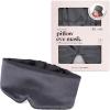 imageKitsch ampamp Disney Satin Sleep Mask  Eye Mask for Sleep Softer Than Silk Satin Sleeping Mask Blindfold and Sleep Masks for Women and Men Eye Care Travel Essentials  Princess PartyCharcoal