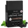 imageKitsch Charcoal Soap Body Wash Bar  Detoxifying Bar Soap with Activated Charcoal  Gently Removes Excess Oil ampamp Impurities Clears Pores Firms ampamp Moisturizes Skin  Made in USA  4 oz
