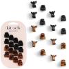 imageKitsch EcoFriendly Medium Claw Clips  Cute ampamp Stylish Short Hair Accessories for Women Girls  Ideal Size for Any Hairstyles  Ideal Gifts for Women 2pcs Black ampamp Tortoise16 Count Pack of 1