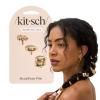 imageKitsch Gold Hair Jewelry for Braids  Lightweight Metal Hair Pins for Women  Stackable Gold Hair Accessories for Everyday or Special Occasions  3pc Set