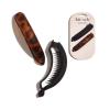 imageKitsch Hair Clips for Women  Recycled Plastic Hair Accessories for Low Ponytail  Matte Ponytail Clips  Creaseless Hair Barrettes for Women  2 Pcs Black and Tortoise