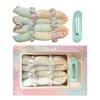 imageKitsch Holiday Hair Hero XL Satin Heatless Styling ampamp Flat Lay Claw  Heatless Curls ampamp Waves Extra Large Curling Rods Satin Scrunchies ampamp Claw Clip for Hair Protection Gifts for Women 4pc set AuraAura