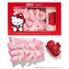 imageKitsch Holiday Hair Hero XL Satin Heatless Styling ampamp Flat Lay Claw  Heatless Curls ampamp Waves Extra Large Curling Rods Satin Scrunchies ampamp Claw Clip for Hair Protection Gifts for Women 4pc set AuraPink Kitty Faces
