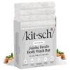 imageKitsch Jojoba Beads Exfoliating Body Wash Bar  Nourishing Bar Soap with Shea Butter ampamp Aloe for Dry Flaky Skin  Soap bar ampamp Body Scrub for Smooth Refreshed Skin  Rosemary ampamp Cedarwood Scent  4 oz