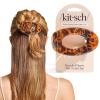 imageKitsch Medium Flat Claw Clips for Women  Stylish Flat Hair Clips Strong Hold for Thick ampamp Fine Hair  NonSlip for Secure Comfortable AllDay Wear  Ideal Gifts for Women  CherryLTortoise