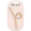 imageKitsch Metal Hair Clips for Women  Durable ampamp Elegant Rope Design Metal Claw Clips Perfect for Everyday Use ampamp Special Occasions  Gold  Ideal Gifts for Women 1 PcGold Rhinestone
