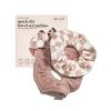 imageKitsch Microfiber Hair Towel Scrunchie  Soft Large Scrunchies for Women  Scrunchies for Girls  Scrunchies for Thick Hair  Highly Absorbent Towels  Big Scrunchies for All Hair Types  2 pcs  DotTerracotta Checkered
