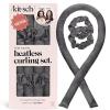 imageKitsch Satin Heatless Curling Set  Heatless Curls Overnight with 34quot Hair Curler ampamp 2 Satin Scrunchies  Comfortable Hair Curlers to Sleep In for FrizzFree No Heat Damage Styling  Sunset Tie Dye02 Charcoal