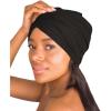 imageKitsch Satin Lined Beanie  Softer than Silk Bonnet For Sleeping Women Breathable Hair Cover for Sleeping Slouchy Beanie Bonnets for Women Hair Wrap Reduce Breakage for Freezfree Hairs  Black