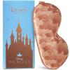 imageKitsch ampamp Disney Satin Sleep Mask  Eye Mask for Sleep Softer Than Silk Satin Sleeping Mask Blindfold and Sleep Masks for Women and Men Eye Care Travel Essentials  Princess PartyDisney Princess