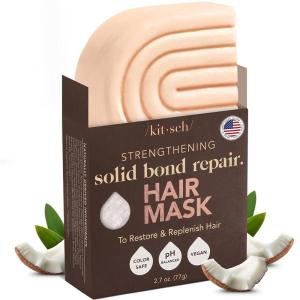 imageKitsch Bond Repair Hair Mask  Strengthening Bond Repair Hair Treatment to Restore and Replenish  Hair Mask for Damaged Hair ampamp Dry  Solid Hair Care for All Hair Types  Made in USA  27 oz