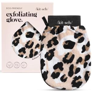 imageKitsch Exfoliating Glove  Korean Exfoliating Mitt ampamp Deep Exfoliating Body Scrubber for Shower Bath  Body Exfoliator Dead Skin Remover  Skin Care for Smooth Renewed Skin  1pc LeopardLeopard