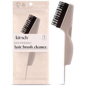 imageKitsch Hair Brush Cleaner Tool  DoubleSided 2in1 Brush Cleaner for Hair Brushes ampamp Combs  EcoFriendly Cleaning Tool with Pick ampamp Bristles  Hair Stylist Essentials